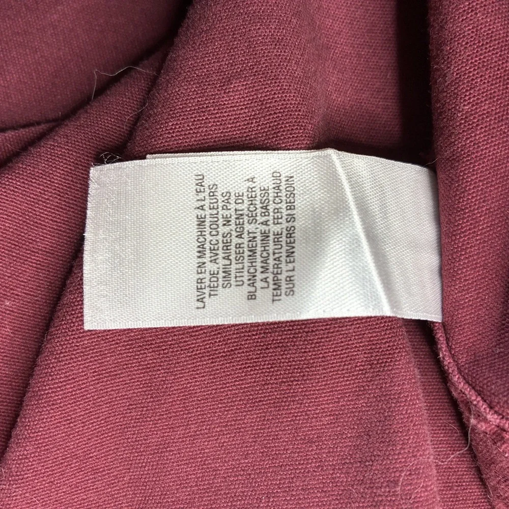 Cabelas Shirt Men's XL Reg Button Up Burgundy Red Short Sleeve  Brush Popper‎ - Picture 15 of 16